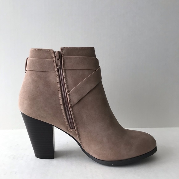 Call It Spring Tecia Tan “Suede” Round Toe Bootie - Picture 3 of 7